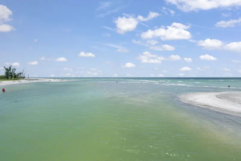 Blind Pass shoreline