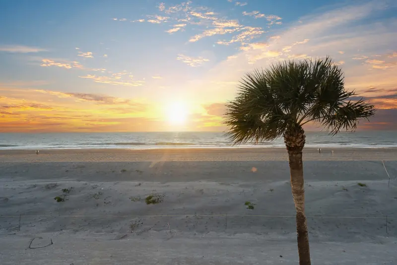 Sunset over the Gulf