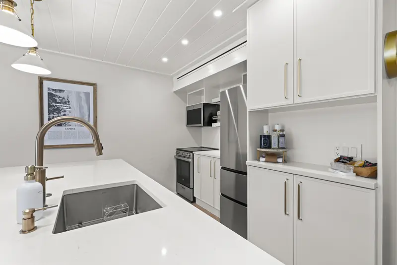 Coffee station and cabinetry
